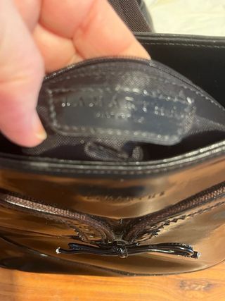 Lotto 2 borse a spalla Lamarthe in vernice nera