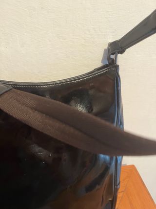 Lotto 2 borse a spalla Lamarthe in vernice nera