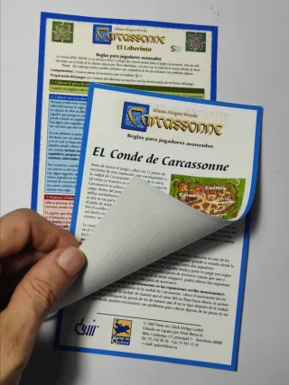 Expansiones CARCASSONNE El Conde + El Laberinto