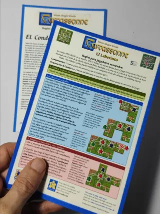 Expansiones CARCASSONNE El Conde + El Laberinto