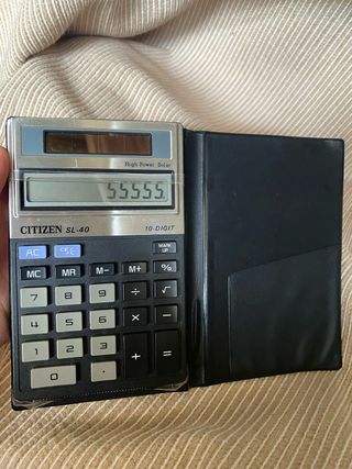 Calculadora Citizen SL-40 Solar
