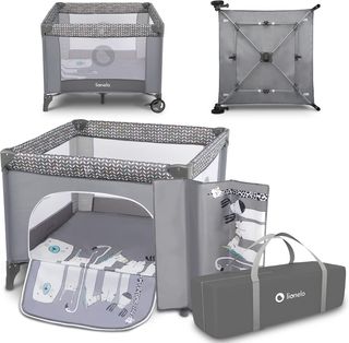 LIONELO BONNIE Parque Infantil Bebe hasta 15 kg, d