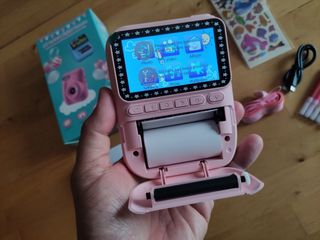 Fotocamera rosa per bambine con stampante - Nuova