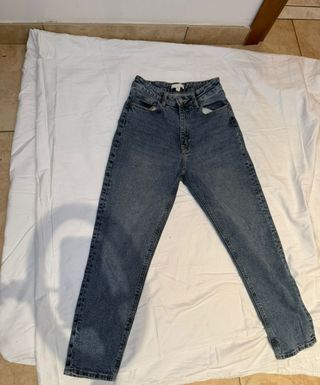 Jeans H&M Talla M/38/10 Azul