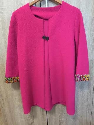 Chaqueta Americana Rosa Multicolor , sirve para L