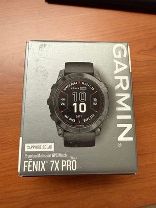 Reloj Garmin Fenix 7X Pro Titanio Sapphire Solar