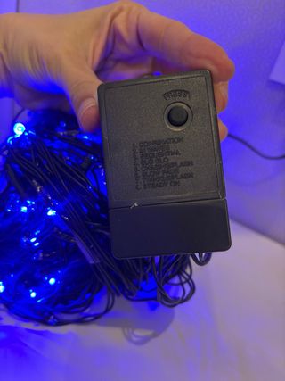 Cortina luces LED Navidad