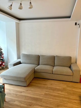 Sofá modular Ikea gris tela