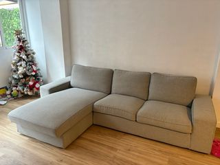 Sofá modular Ikea gris tela