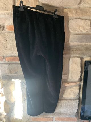 Pantaloni velluto donna neri