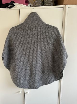 Poncho de punto Massimo Dutti 100% algodón