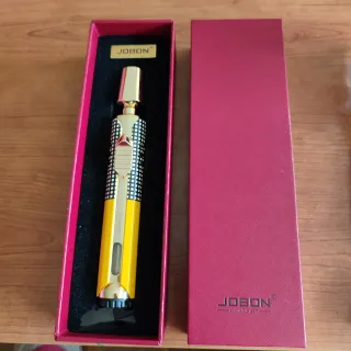 Soplete Encendedor Recargable Jobon Dorado