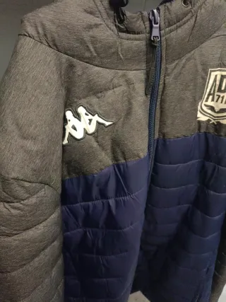 Abrigo Kappa Alcorcón Azul/Gris