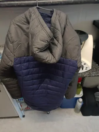 Abrigo Kappa Alcorcón Azul/Gris