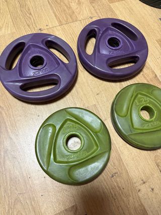 Lote discos ZIVA 15kg