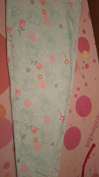 Pijama niña Peppa Pig verde y rosa