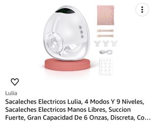 Sacaleches Eléctrico Lulia Manos Libres