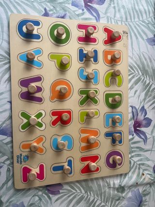 Puzzle Madera Abecedario Infantil