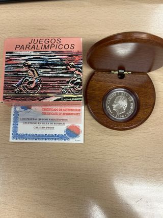Moneda 1000 Pesetas Paralímpicos 1992