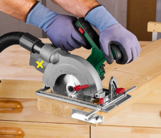 Sierra circular PARKSIDE 20v+Batería 4Ah+Cargador