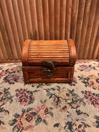 Caja joyero de bambú