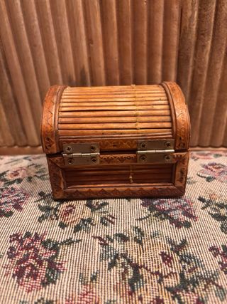 Caja joyero de bambú