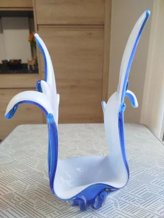 Original centro de mesa en cristal macizo Murano.