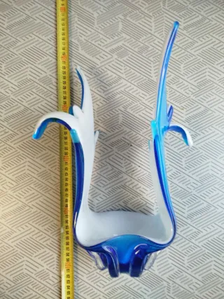 Original centro de mesa en cristal macizo Murano.