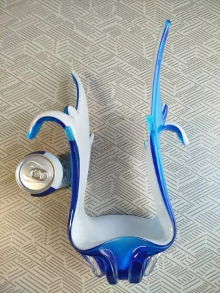 Original centro de mesa en cristal macizo Murano.