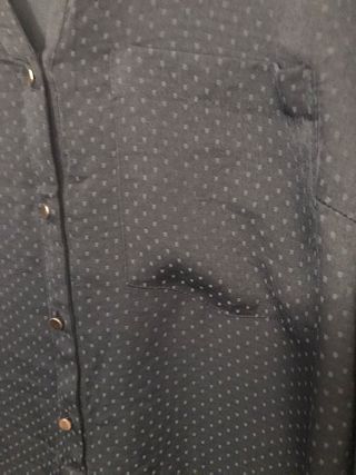 Blusa Zara Azul con Lunares
