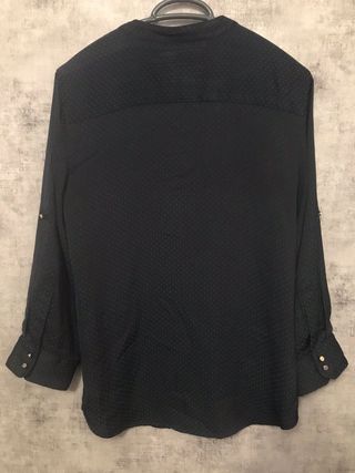 Blusa Zara Azul con Lunares