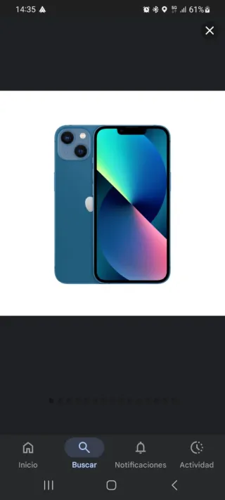 iPhone 13 mini negro