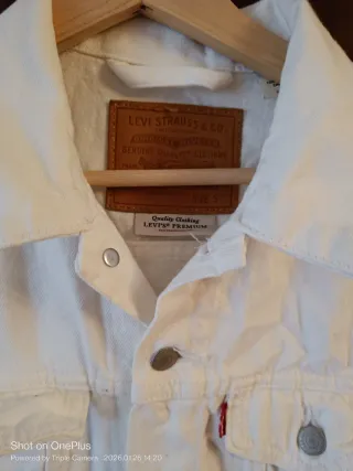 Cazadora vaquera Levis blanca