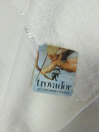 Lote punto de Cruz. Barberos toallas