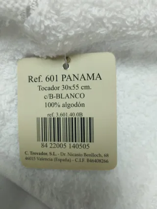 Lote punto de Cruz. Barberos toallas