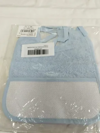 Lote punto de Cruz. Barberos toallas