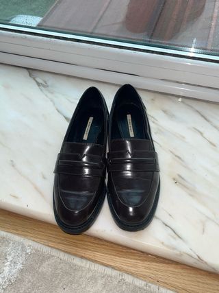 Mocasines marrones charol