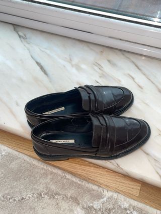 Mocasines marrones charol