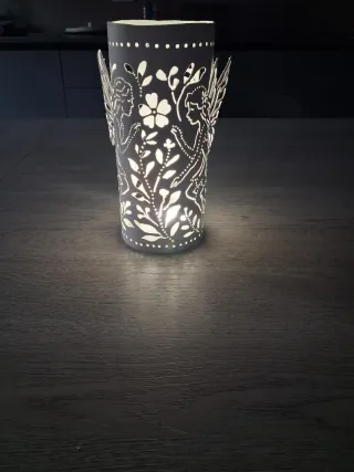 Lampada artigianale realizzata interamente