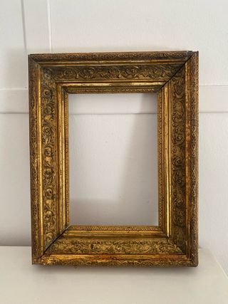 Marco antiguo dorado 29x36