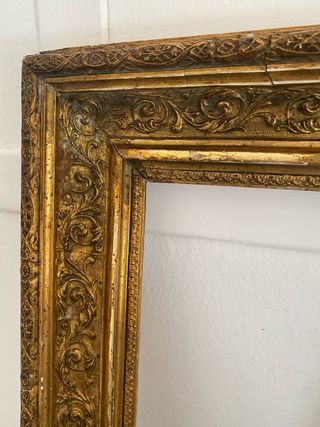 Marco antiguo dorado 29x36