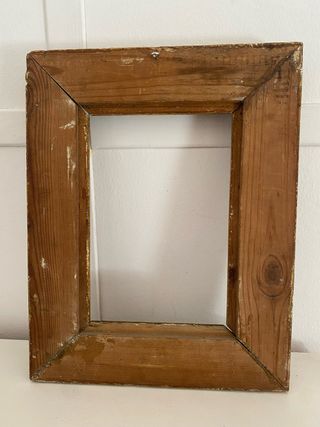 Marco antiguo dorado 29x36