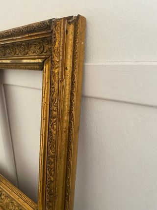 Marco antiguo dorado 29x36