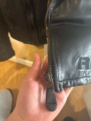 Chaqueta original de cuero de Replay