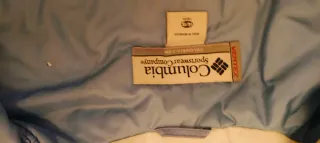 Chaqueta Columbia Talla S Azul y Blanca