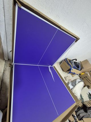Mesa de Ping Pong Plegable Azul 152.5x274x76cm