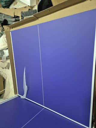 Mesa de Ping Pong Plegable Azul 152.5x274x76cm