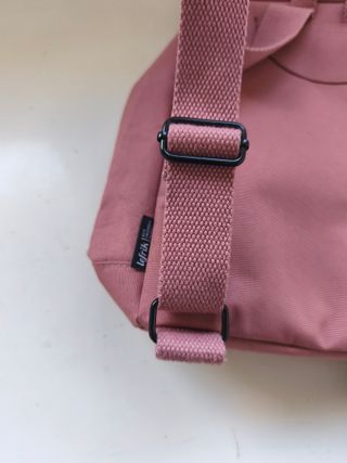 Mochila Lefrik rosa ecológica con solapa