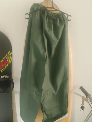 Chubasquero impermeable verde+pantalon
