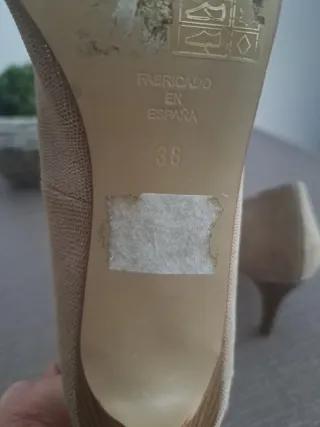 Zapato Piel tacon bajo